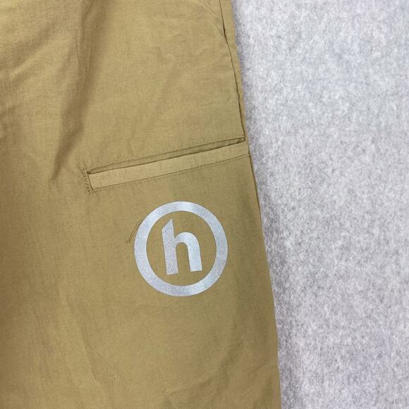 Hidden NY Mens S Beige Nylon Tech Cargo Pant Adjustable Ankle - Picture 8 of 10